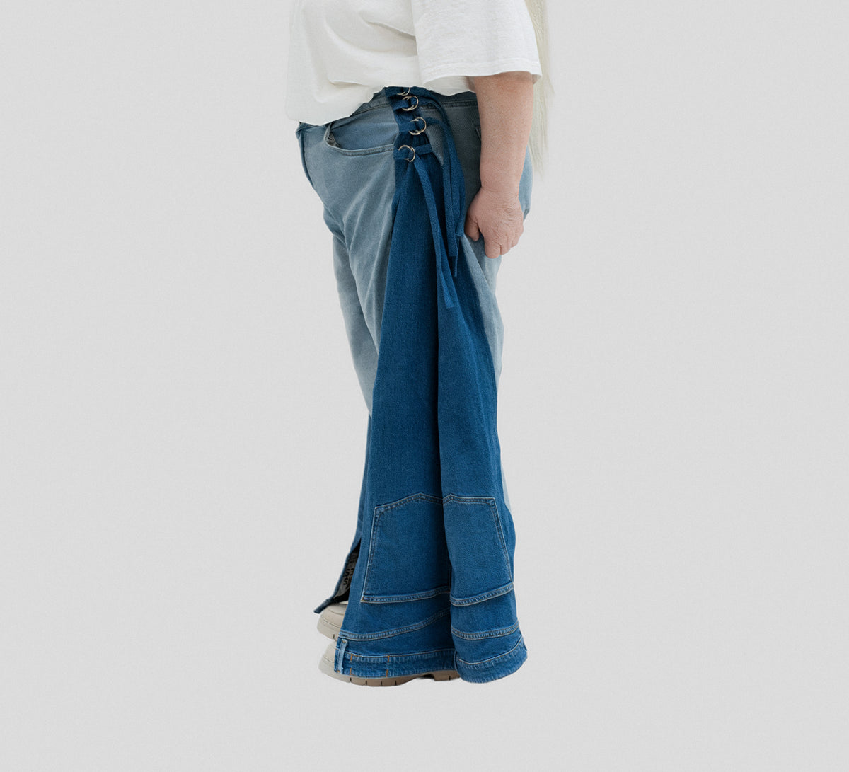 Basic Jeans – Two-Tone Blue